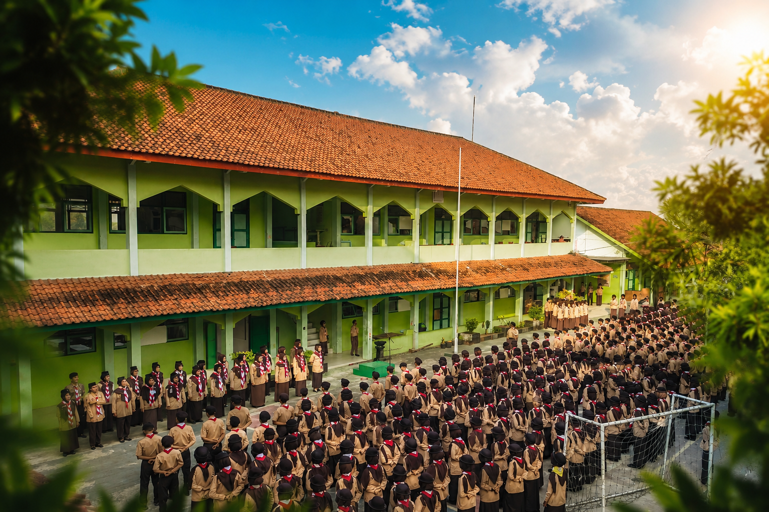 Kobarkan Semangat Dasa Darma, SMK Negeri 7 Purworejo Peringati Hari Pramuka
