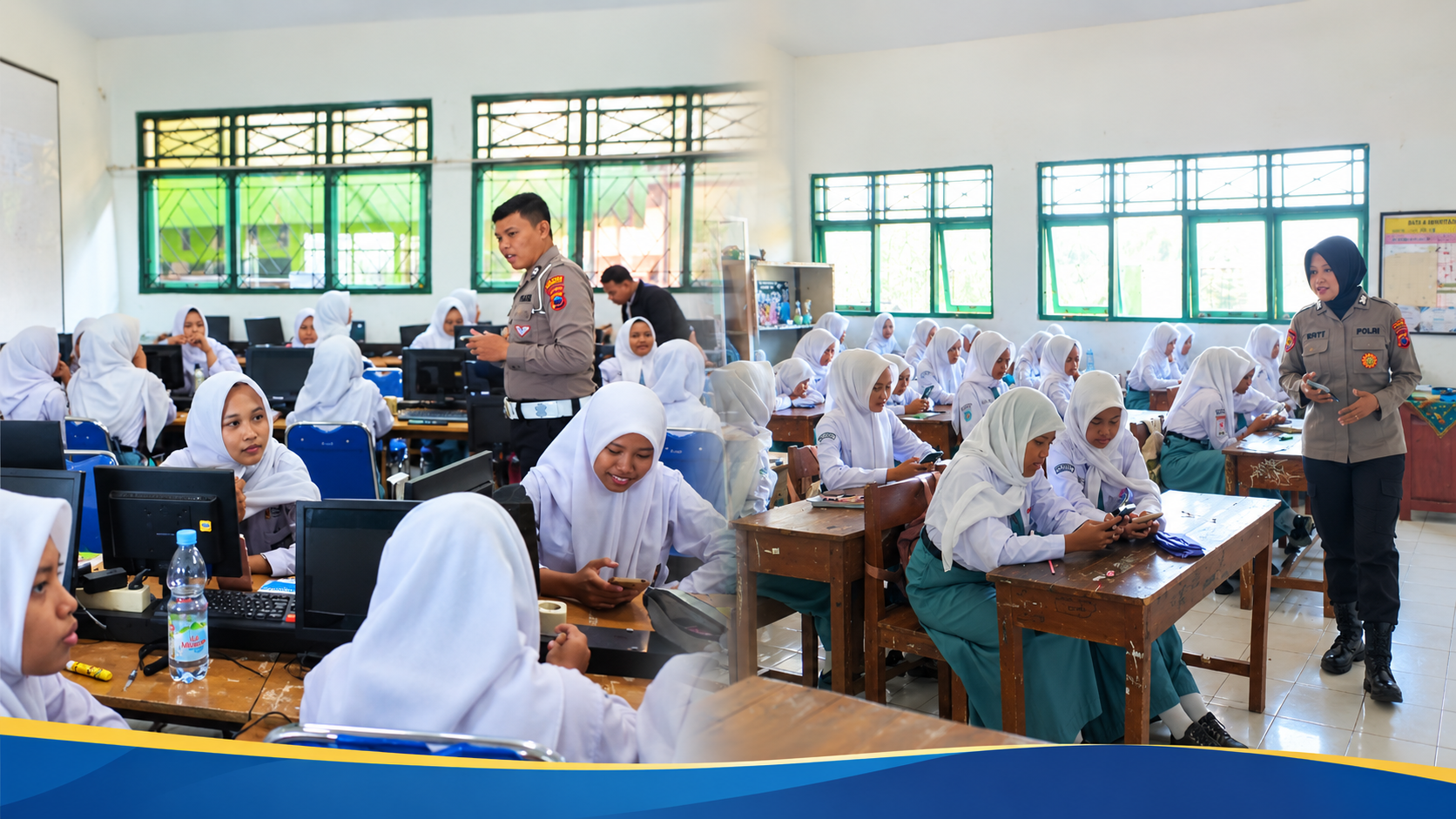 23 Personel Polres Purworejo Turun ke Sekolah, Ada Apa?